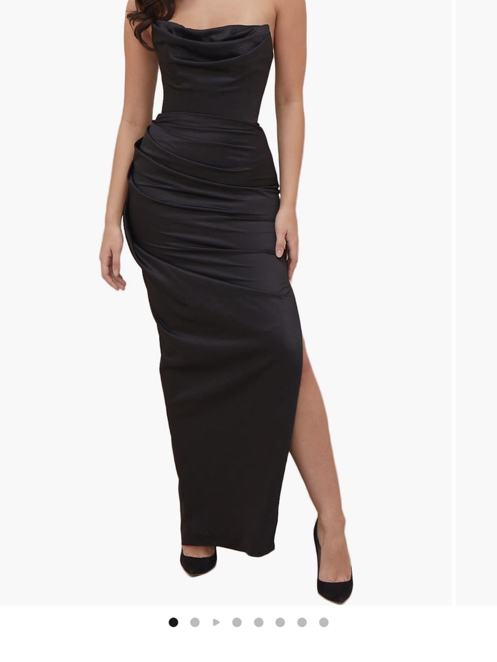House of CB Adrienne Black Dress Size Medium Plus cup
NWOT